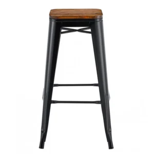 mobiliario-contract-taburete tol ek wood acero verde agua asiento madera 1 3